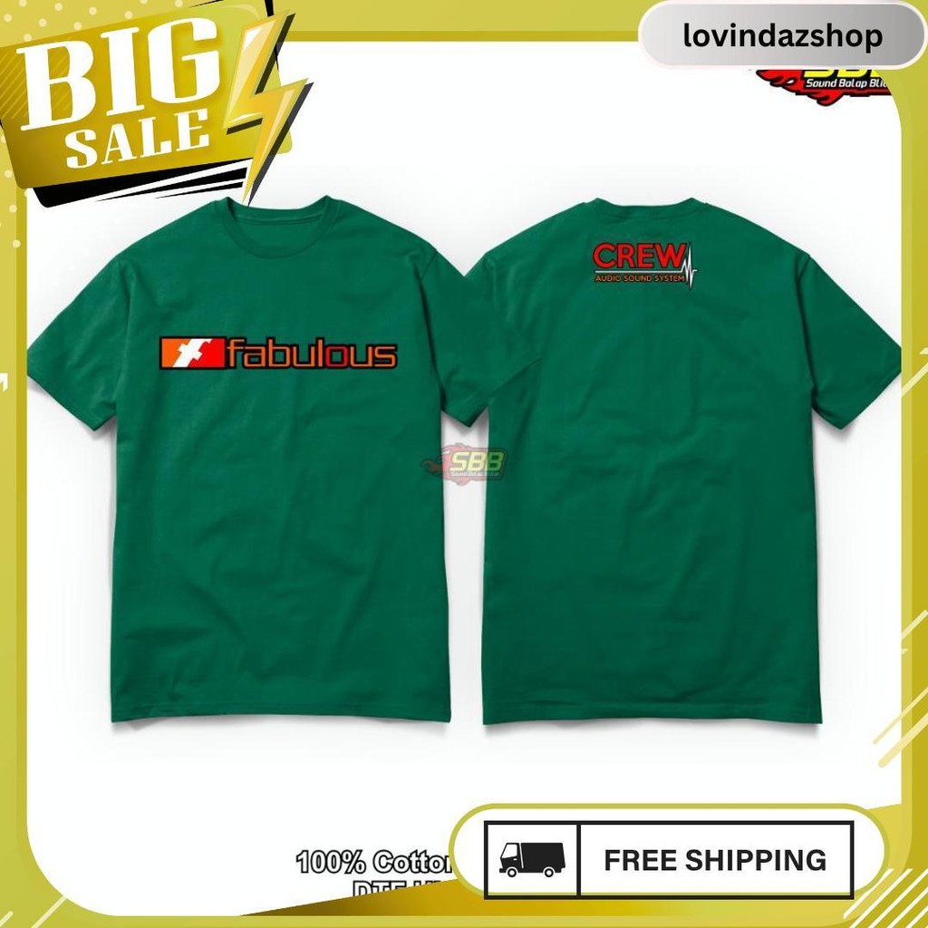 Kaos Fabulous Acr | Kaos Audio Sound System | Soundbalapblitar Termurah