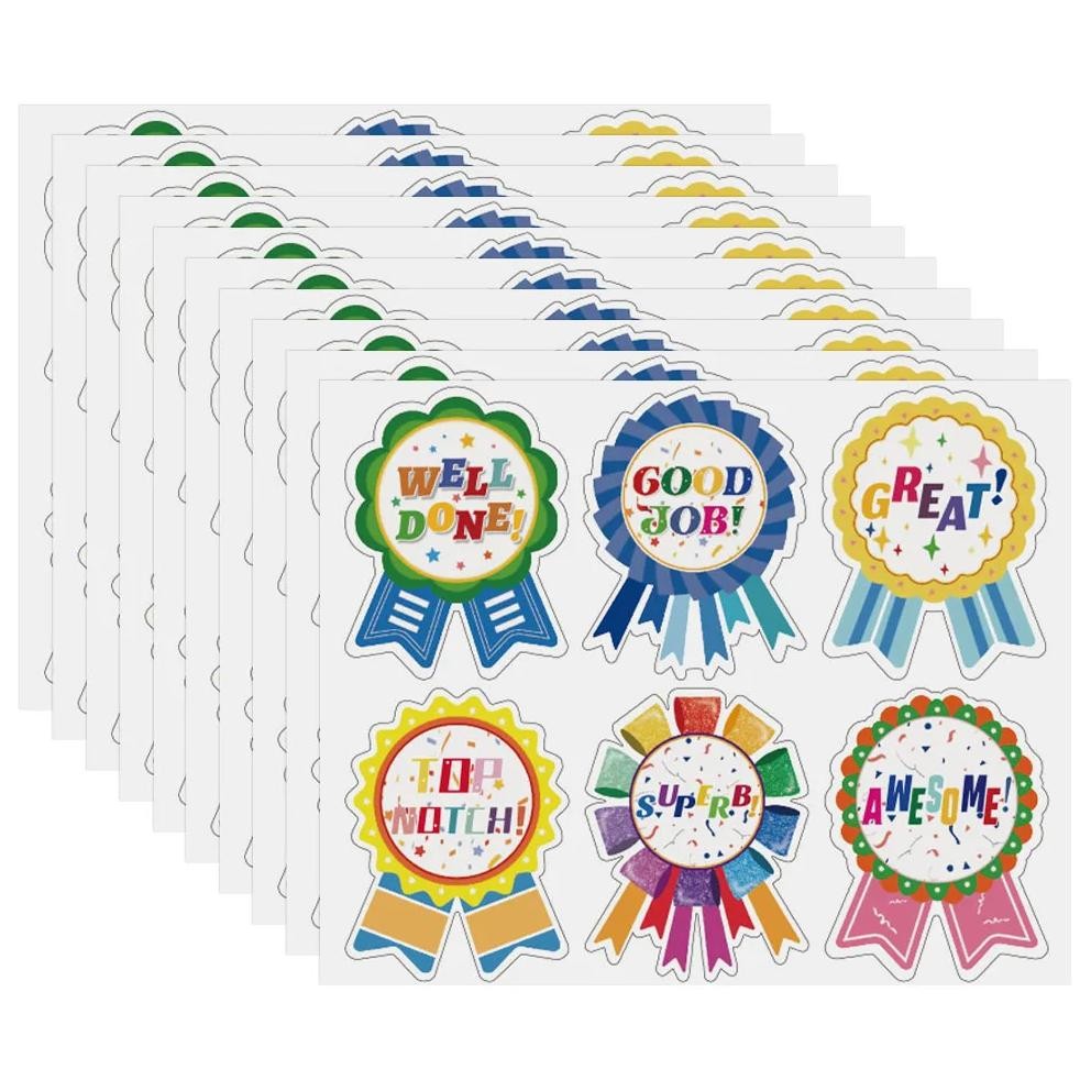 

10 Pieces/1 Medal Reward Stickers Kindergarten Graduation Award Cute Label Compliment