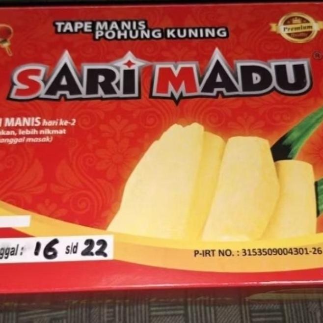 

JH8 Tape Manis Sari Madu Asli dan Enak Sarimadu Jember Makanan Frozen