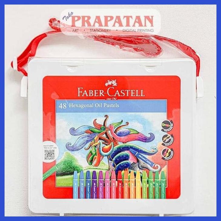 

( SEKOLAH / LUKIS ) SALE FABER CASTELL HEXAGONAL OIL PASTELS 48 WARNA (SENI / MENGGAMBAR / ART / KERAJINAN ) SIAP KIRIM