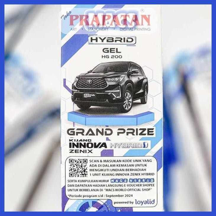 

( SEKOLAH / LUKIS ) COD MACS HYBRID GEL PEN 0.5MM | 1 BOX ISI 12PCS | PENA JEL | PULPEN (SENI / MENGGAMBAR / ART / KERAJINAN ) SIAP KIRIM