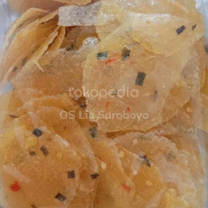 

Murah camilan singkong samiler mentah pedas manis 500gram