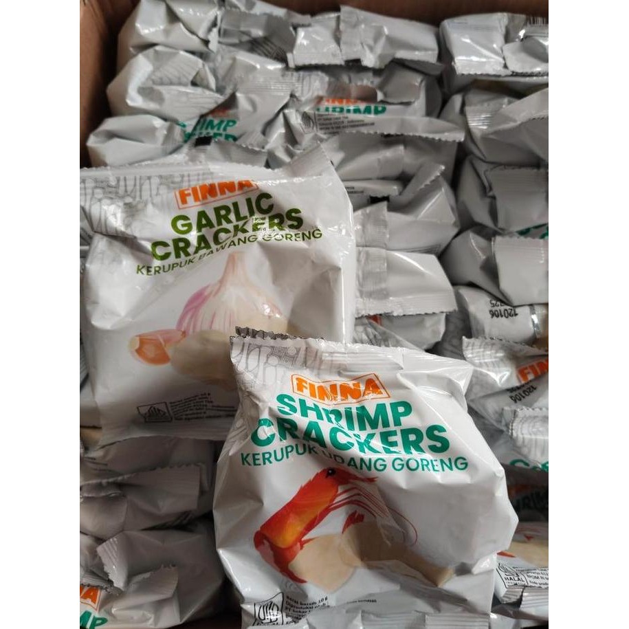 

MIX Krupuk Udang Bawang Finna Garuda Isi 30 pcs Snack Halal Makanan