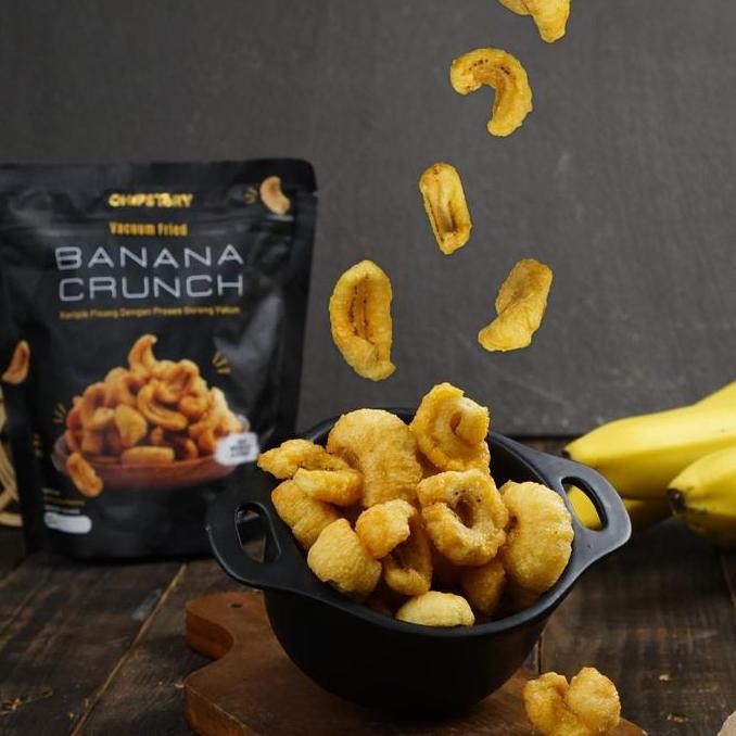 

Keripik Pisang Chipstory - Banana Crunch - Super Enak Export Quality - Natural Taste - Rambak Pisang