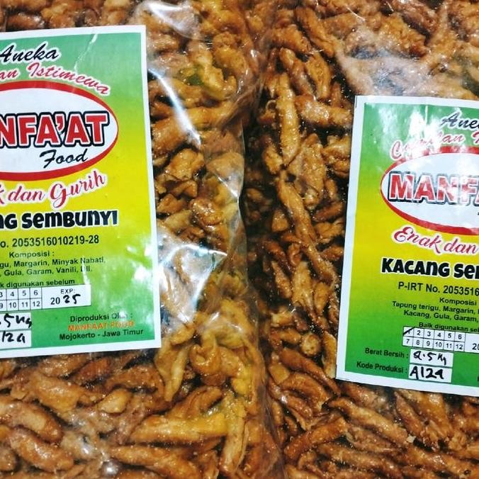 

Kacang sembunyi manis snack food 1kg camilan pak