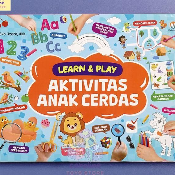 

Paket Isi 10 Buku Aktivitas Anak Pra Tk 3 4 5 Tahun Paud Buku Edukasi Anak Menghitung Gunting Tempel Mewarnai