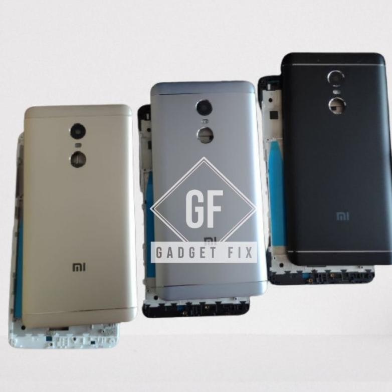 Casing Fullset Xiaomi Redmi Note 4 / Note 4X Versi Snapdragon Backdoor Tutup Belakang + Frame Tulang