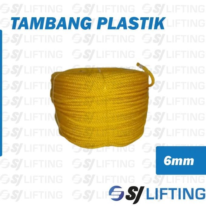 

Tali Tambang Plastik / PE Rope 6mm ROLL