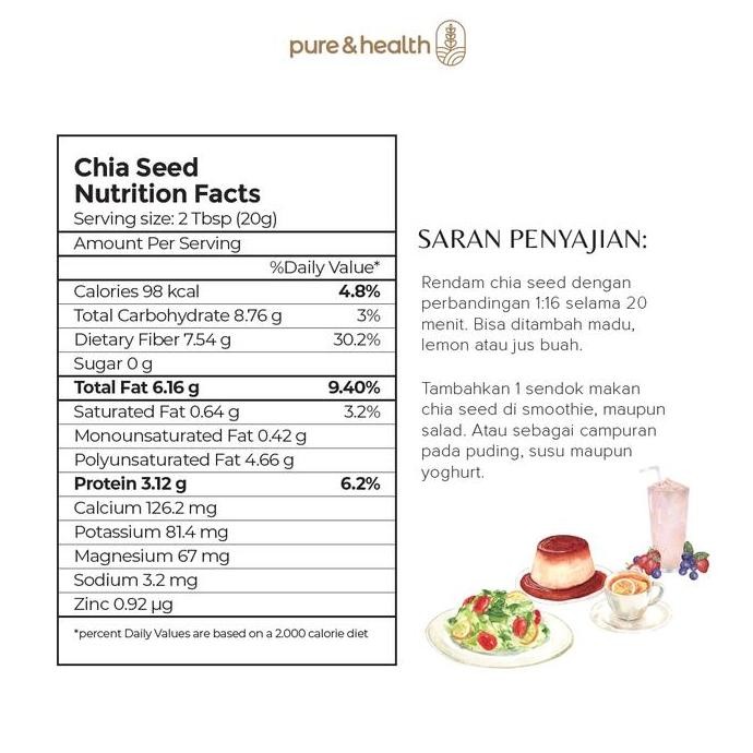 

ID | BIJI CHIA SEED 1 KG ORGANIK BLACK CHIASEED ORIGINAL NATURAL SUPER FOOD