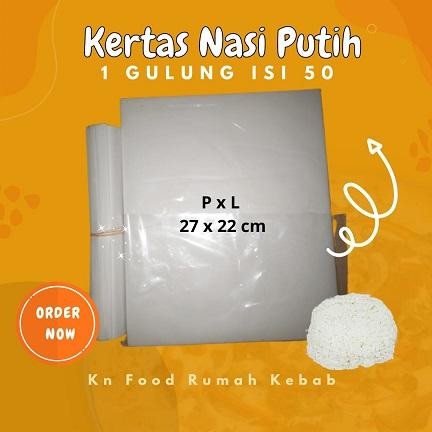 KERTAS NASI FRIED CHICKEN -1 RIM 500 PCS KERTAS NASI FRIED CHICKEN