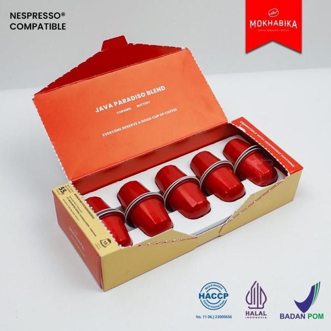 

Mokhabika Limited Nespresso Compatible Coffee Capsule Kopi Kapsul