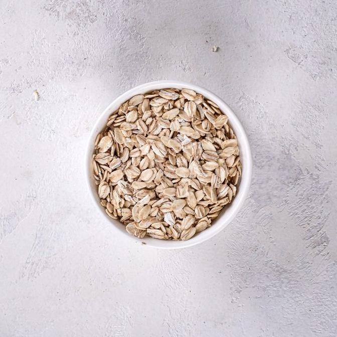 

Wholegrain Rolled Oat Gandum Utuh Gandum Kasar 1 KG Premium food Kering Oatmeal Sereal Makanan