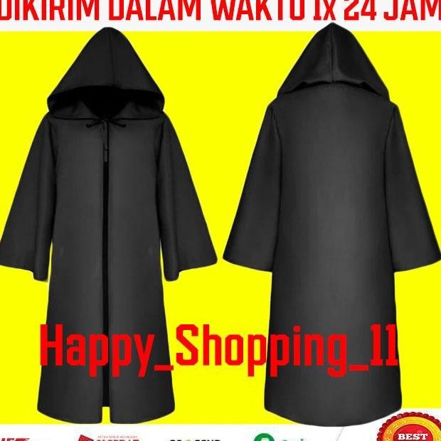 Kostum Jubah Hitam Starwars Jedi Vader Anak Dewasa Halloween