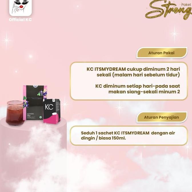 

JH8 Paket LENGKAP 30HARI - KC 60 + MINUMAN ITSMYDREAM 15 SACHET + TEH 15 KANTONG