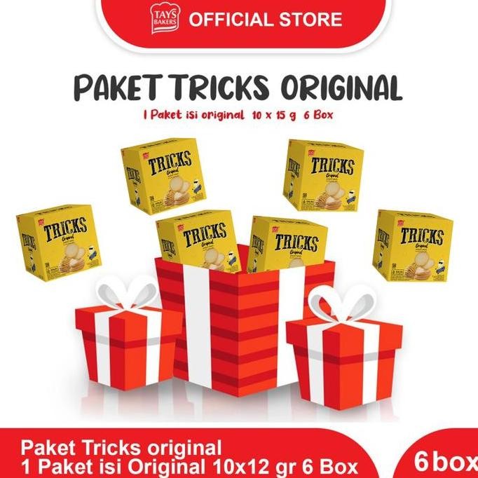 

PAKET TRICKS ORIGINAL 6 BOX - POTATO BAKED CRISPS