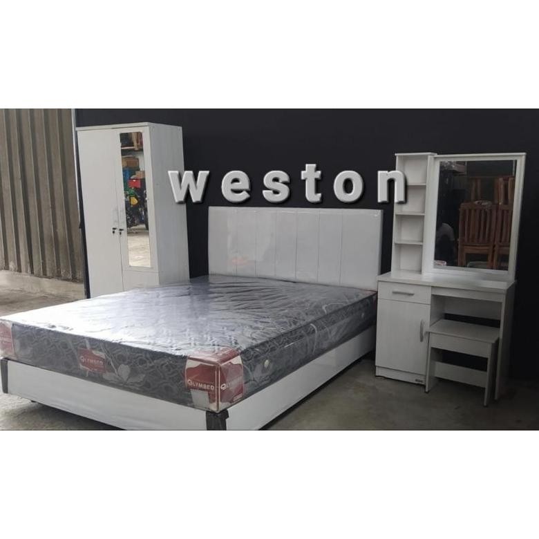 KAMAR SET paket seserahan( kasur, lemari dan meja rias) AST