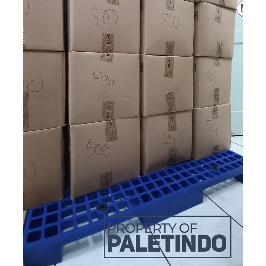 Palet Plastik 100 x 50 x 8 Cm - Berlubang All New