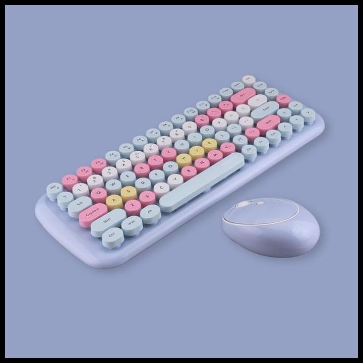 Terlaris MOFii Keyboard Wireless Mouse Wireless Set 2.4G Candy / SWEET Best Seller