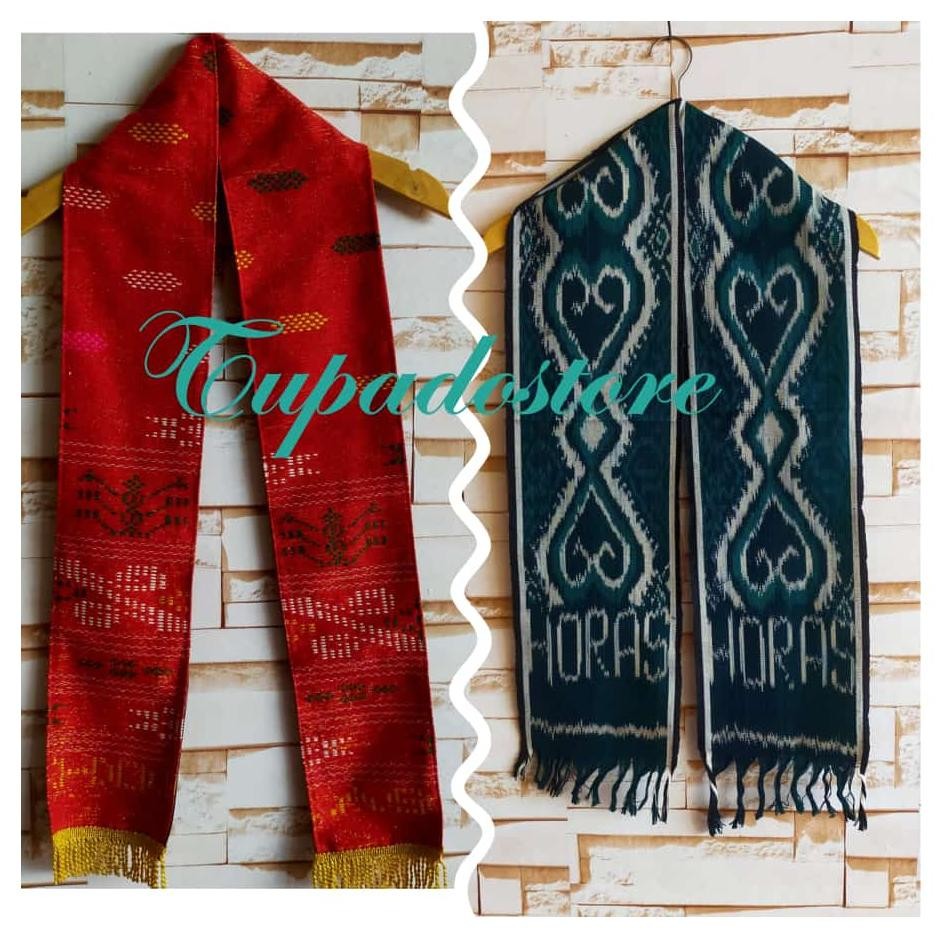 Stola / syal / selendang / stola ulos batak / stola tenun jepara Horas DiM