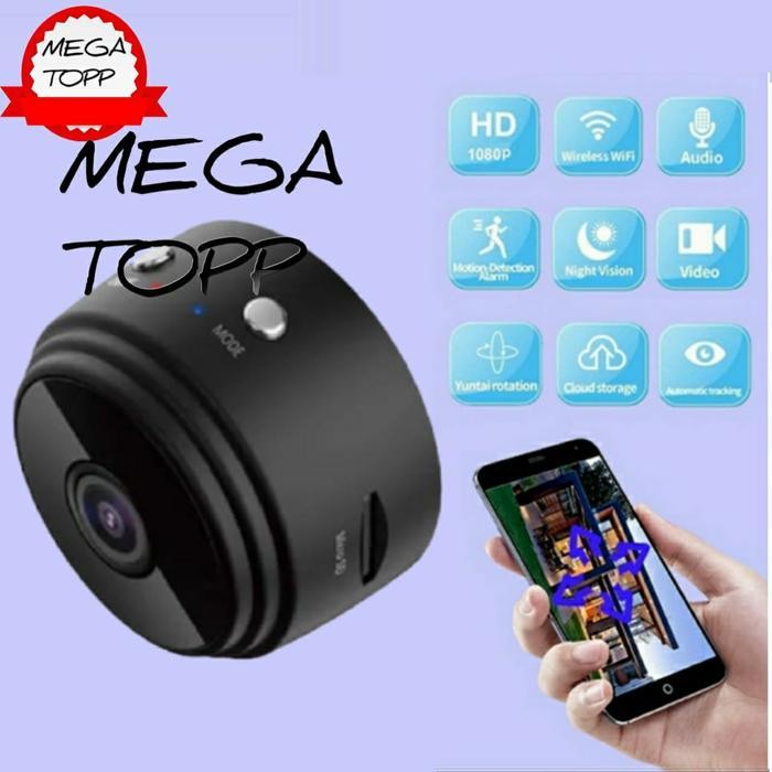 IP CCTV Kamera Pengintai CCTV V380 A9 MiNi Hidden Cam Spy 8MP