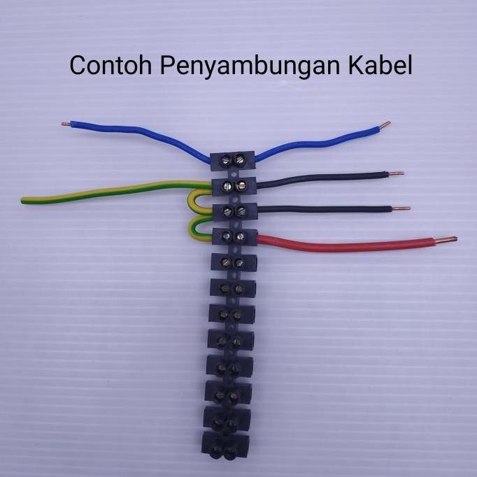 [Expert] Terminal KRUSTIN Hitam / Terminal Block Sambungan Kabel 16mm