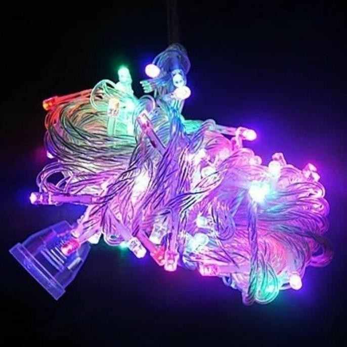 :=:=:=:=] Lampu Natal Hias LED Tumblr 7 Warna Rainbow