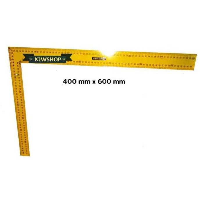 

[Expert] Penggaris Siku Tukang 40 cm x 60 cm Teknik Besi Flat 400x600 KenMaster