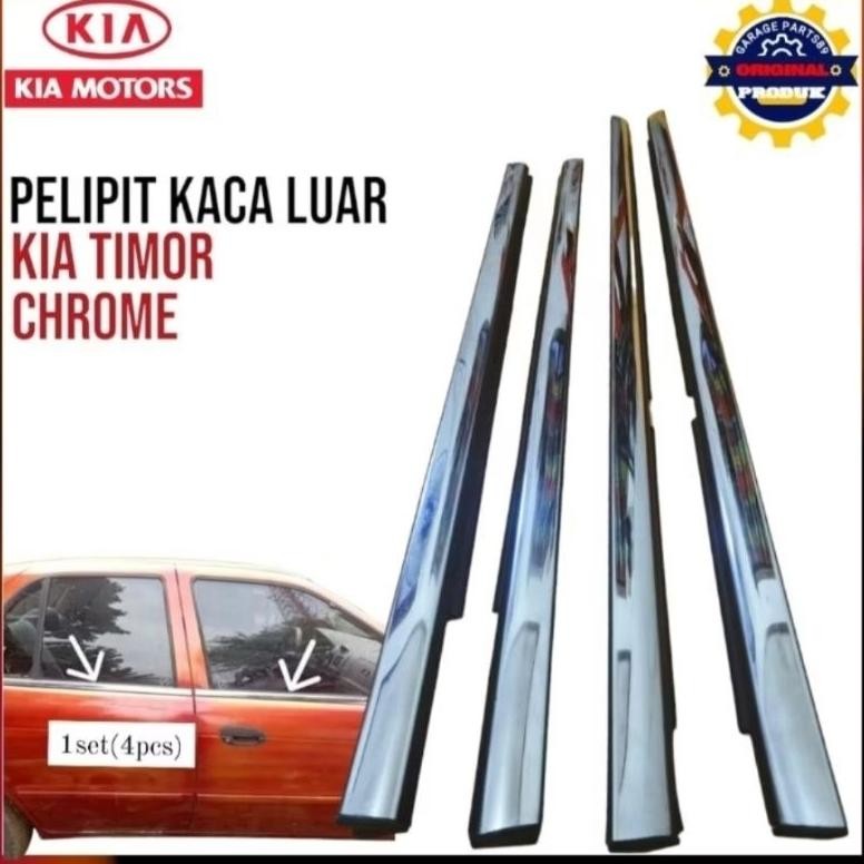 karet pelipit kaca luar water strip kaca mobil KIA TIMOR SOHC DOHC AST