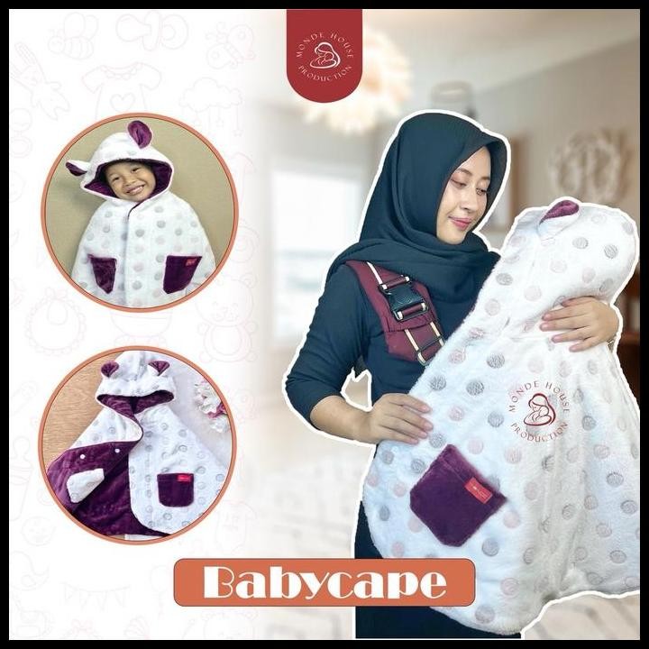 Terlaris Babycape Mantel Bayi Selimut Topi Bayi Balita Bayi Baru Lahir Good Quality