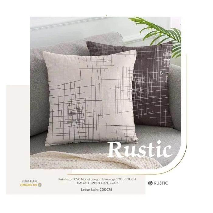 Sarung Bantal Sofa Kursi 40x40 45x45 50x50 60x60 Motif Abstrak Rustic
