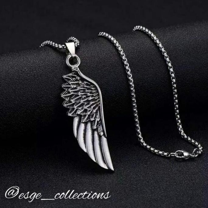 Produk Unggulan] ESGE RANTAI PRIA RANTAI KALUNG PANJANG IMPORT KALUNG TRENDY NECKLACE