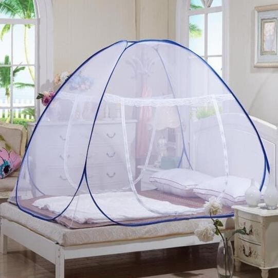 Kelambu Lipat Portabel Kelambu Kuat Tebal Kelambu Kasur 100x200 120x200 promo cod AST