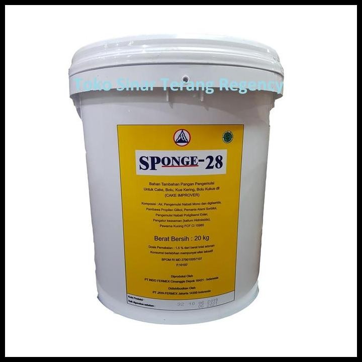 

Terlaris Sp / Sponge 28 1 Kg Pengembang / Pelembut Kue Grosir Pail / Ember Good Quality