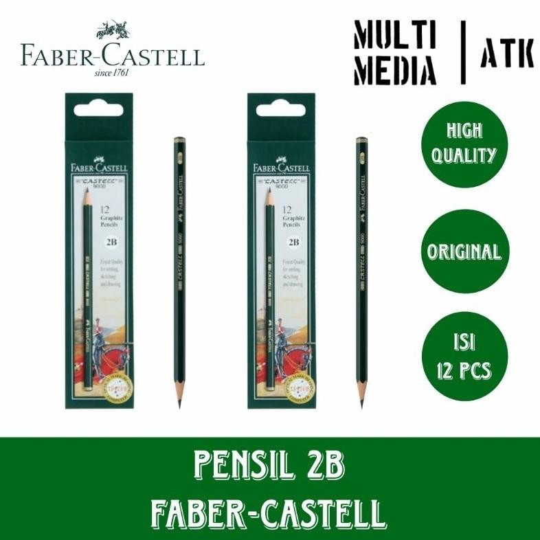

[ORIGINAL] PENSIL / PENCIL 2B FABER-CASTELL ASLI DiM