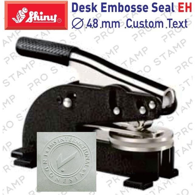 

Paket Stempel Emboss Shiny Desk Seal EH Diameter 48mm DiM