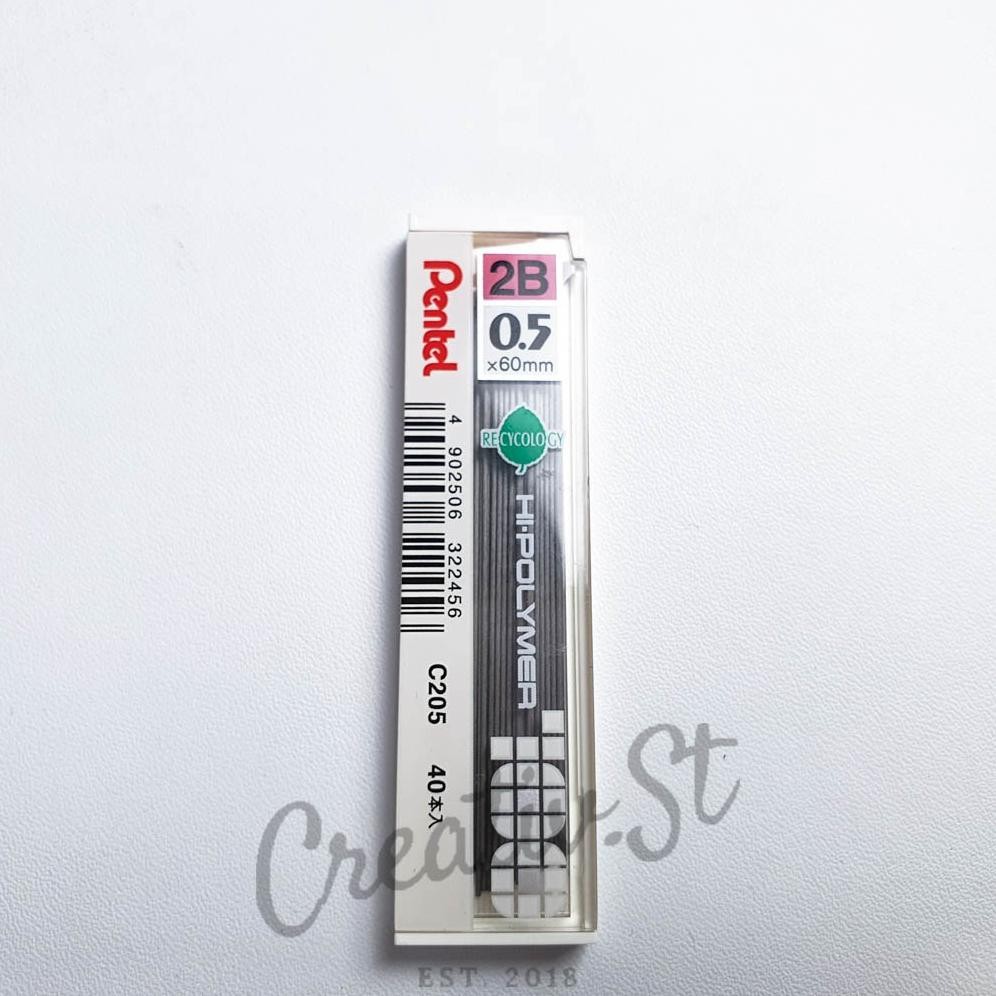 

PENTEL Hi-Polymer Isi Pensil Mekanik 2B 0.5 Mm C205 DiM