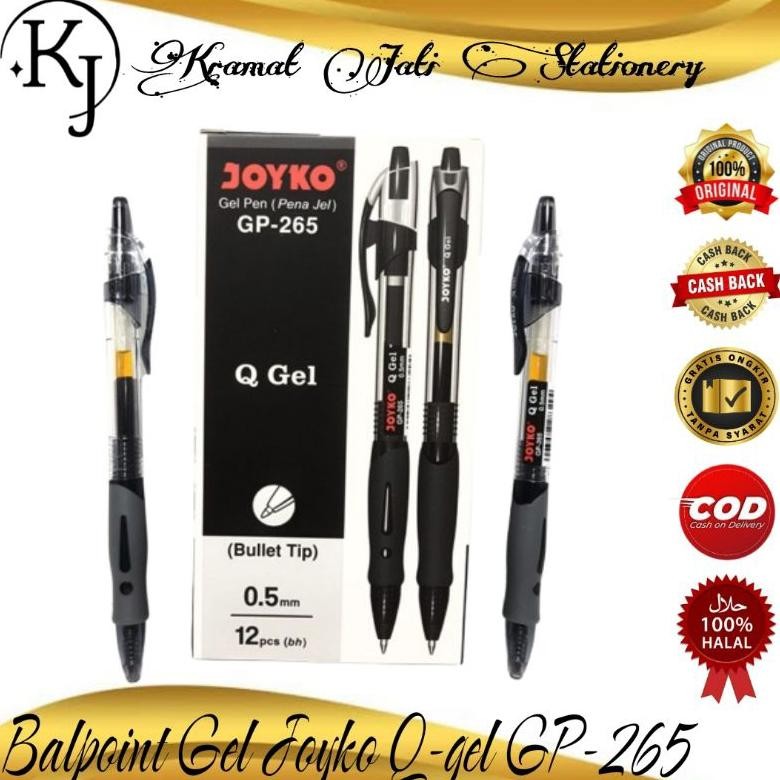 

Balpoint Gel Joyko Q-gel GP-265/Benefit GP-1 Isi 12 Pcs (1 Lusin) DiM