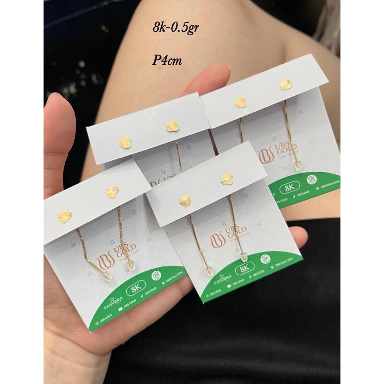 anting tusuk jarum love DiM