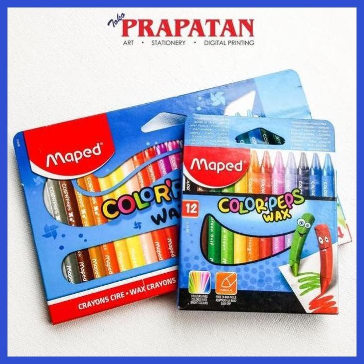 

( SEKOLAH / LUKIS ) PROMO MAPED WAX CRAYON COLORPEPS 12/24 COLOR (SENI / MENGGAMBAR / ART / KERAJINAN ) SIAP KIRIM