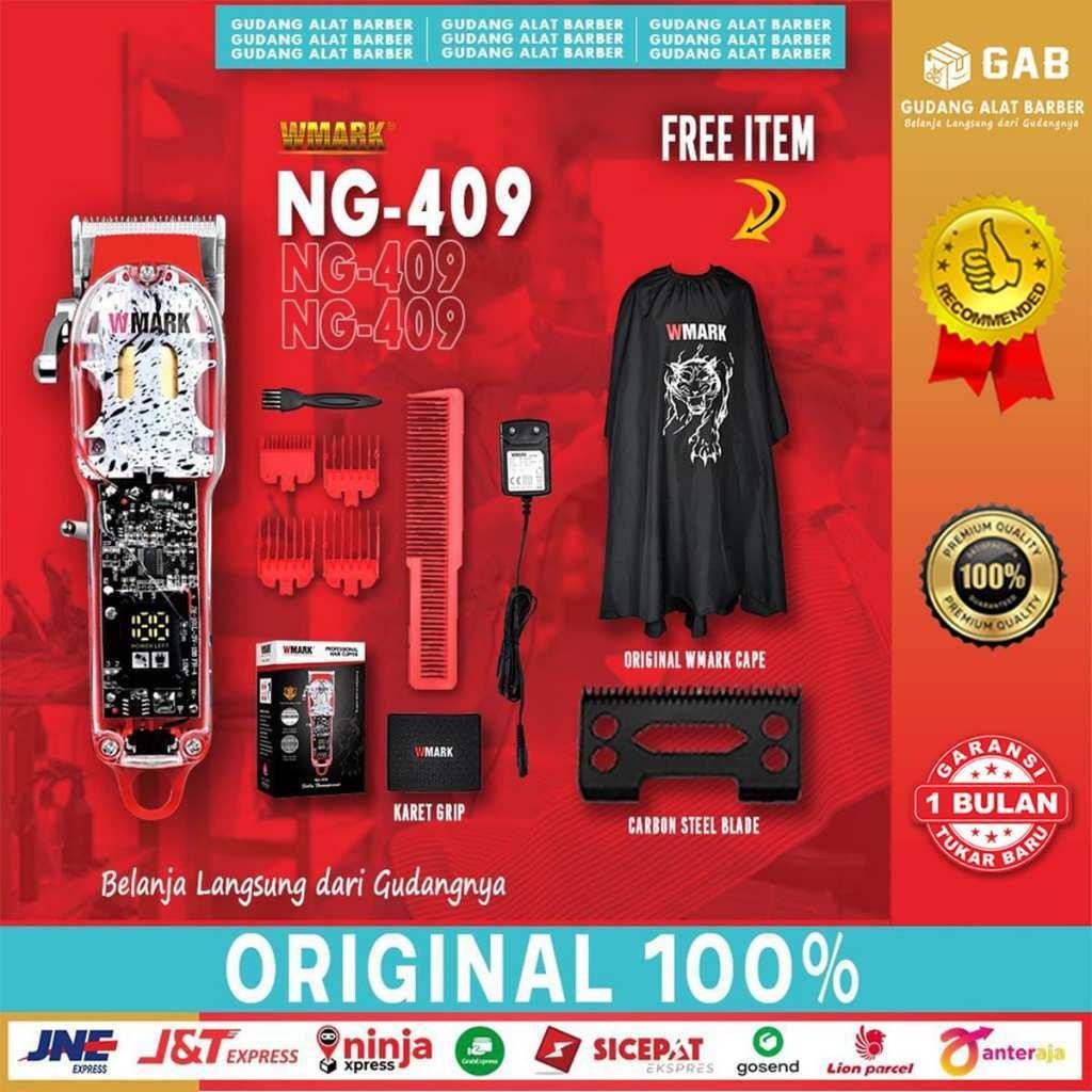 Wmark Ng 409 Alat Cukur Elektrik Pangkas Rambut Barbershop 6500 Rpm Original New Best Quality 100% O