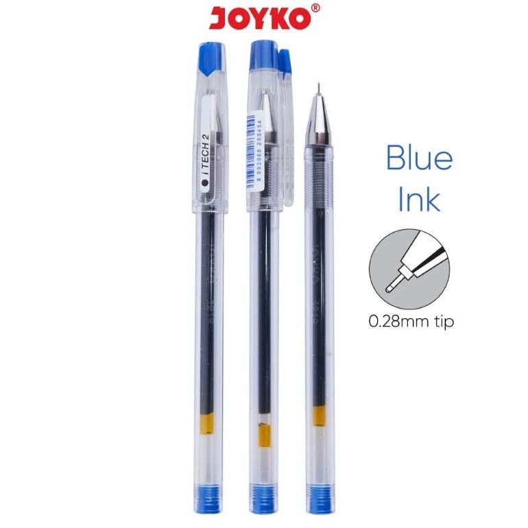 

HJK Pulpen Joyko Gp - 266 Itech 2 0.28mm / (1pak/12pcs)