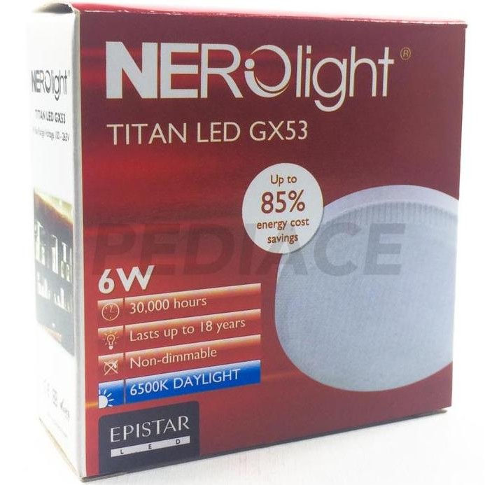 Nerolight Titan Gx53 Lampu Led 6 Watt