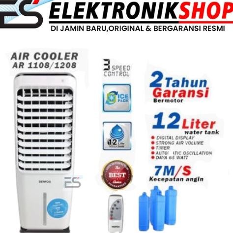 NEW DENPOO AIRCOOLER AR 1108XF 12 Liter Kipas Angin Portable Kipas Angin Fan Tower Kipas Angin Lanta