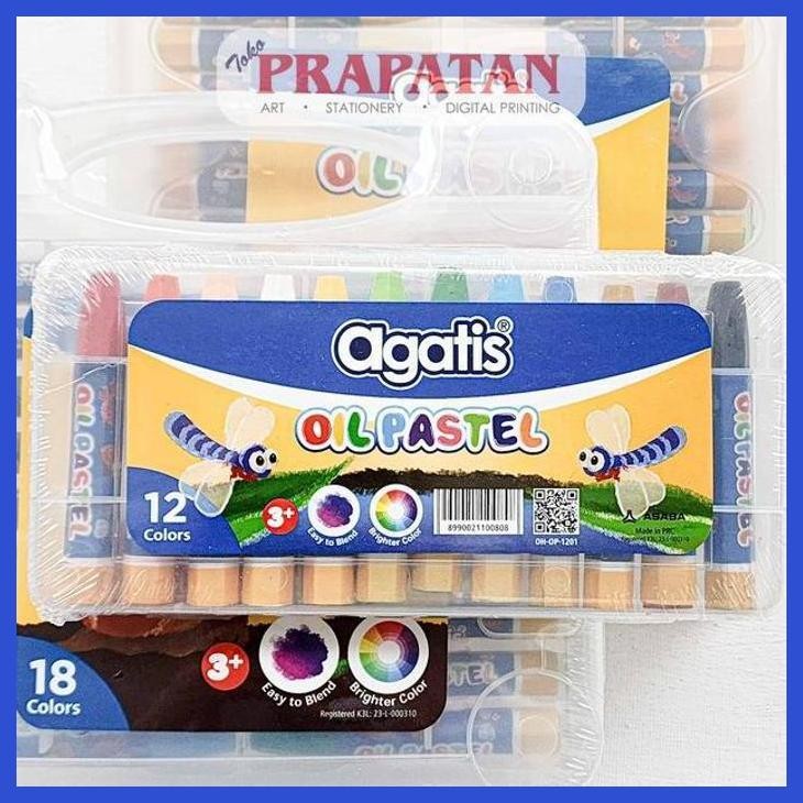 

( SEKOLAH / LUKIS ) DISCOUNT AGATIS OIL PASTEL | CRAYON MINYAK (SENI / MENGGAMBAR / ART / KERAJINAN ) SIAP KIRIM