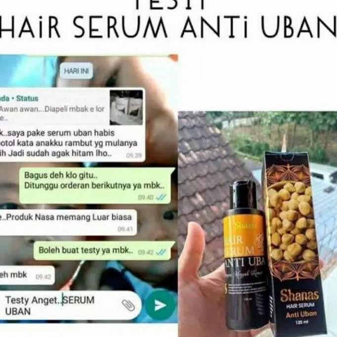 Serum uban - Penghilang uban permanen - Obat uban permanen -Obat uban HM