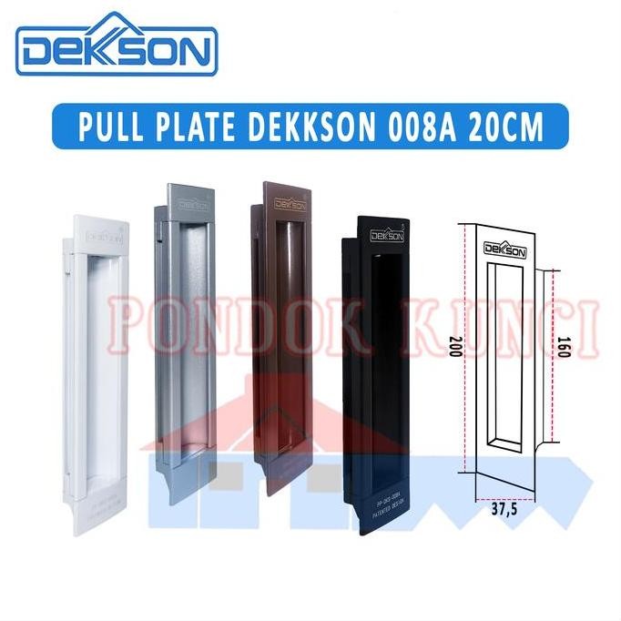 Handle Tanam Pintu Sliding Dekson Pp008A (20Cm) Tarikan Pintu Geser