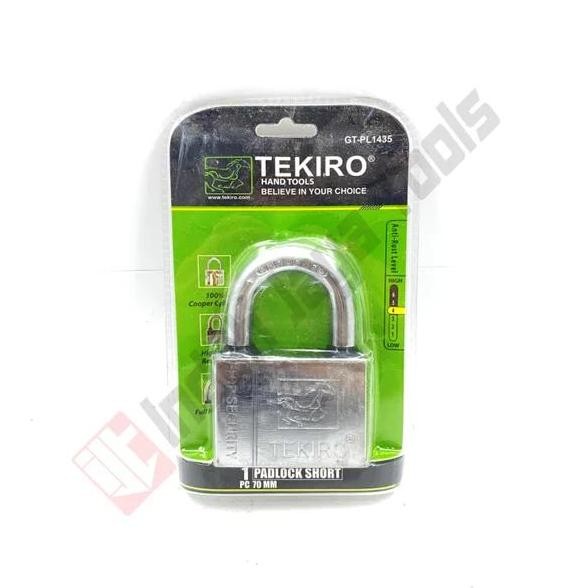Tekiro Gt-Pl1435 Kunci Gembok 70 Mm Leher Pendek - Rumah Pagar