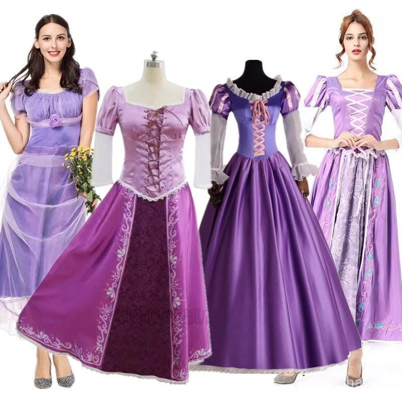 Tangled cos Clothing Rapunzel cosplay Rapunzel Princess Costume Halloween Costume