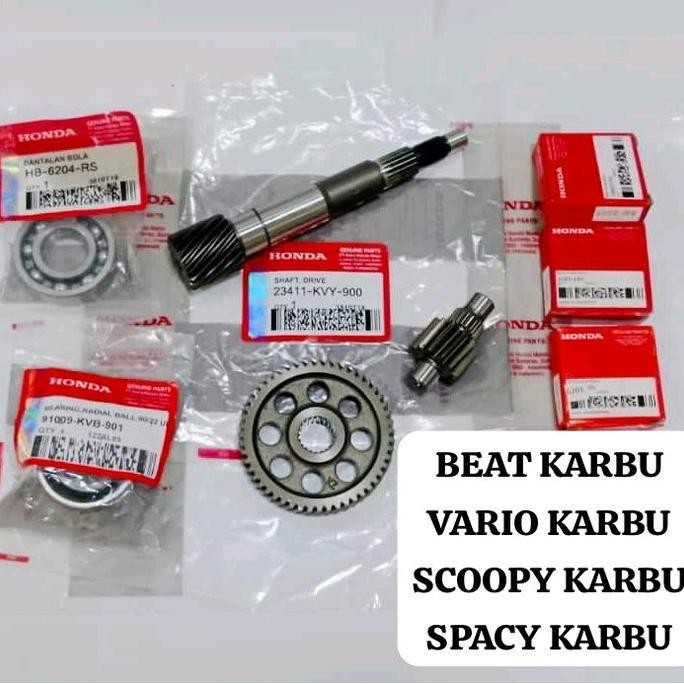 Terlaris Gigi Gir Rasio Cvt Beat Karbu Vario Karbu Scoopy Karbu Spacy Karbu Honda Kvy Set Laher Bear