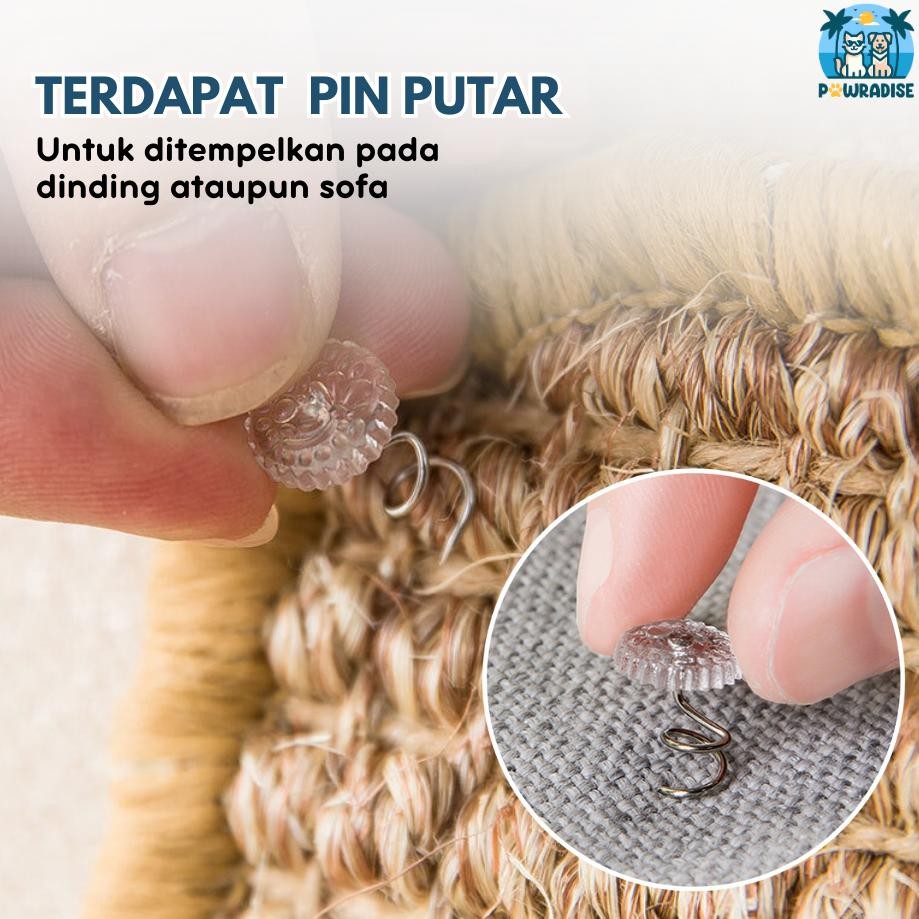 KARPET GARUKAN KUCING ANTI SLIP - Karpet Tahan Terhadap Cakaran Kucing Bisa Tempel Ke Dinding - Karp